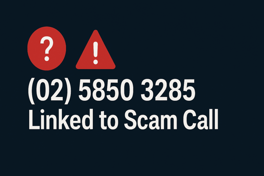 Is 02 5850 3285 a Scam Number?